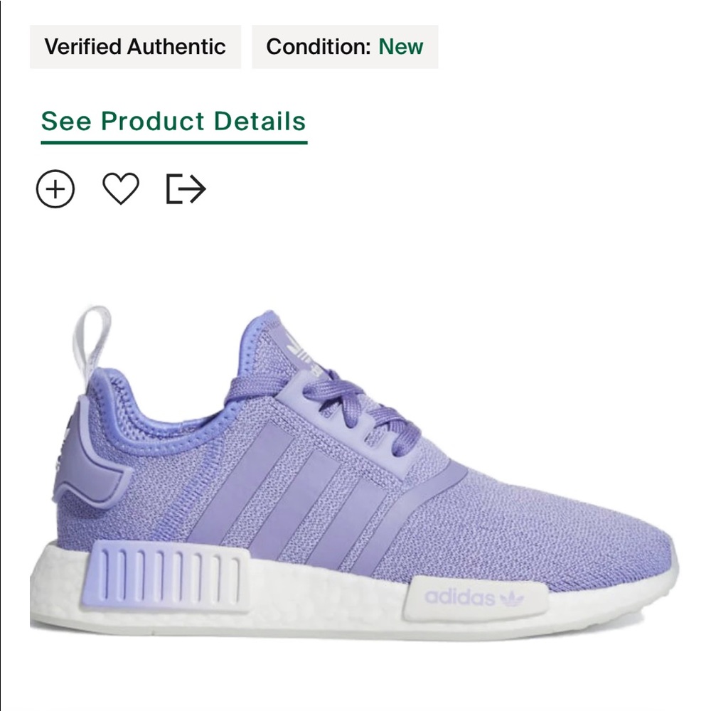 Purple Adidas NMDs